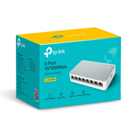 SWITCH TP-LINK 8PORT TL-SF1008D 10/100