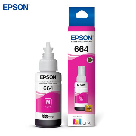 TINTA EPSON 664 MAGENTA  ORIGINAL