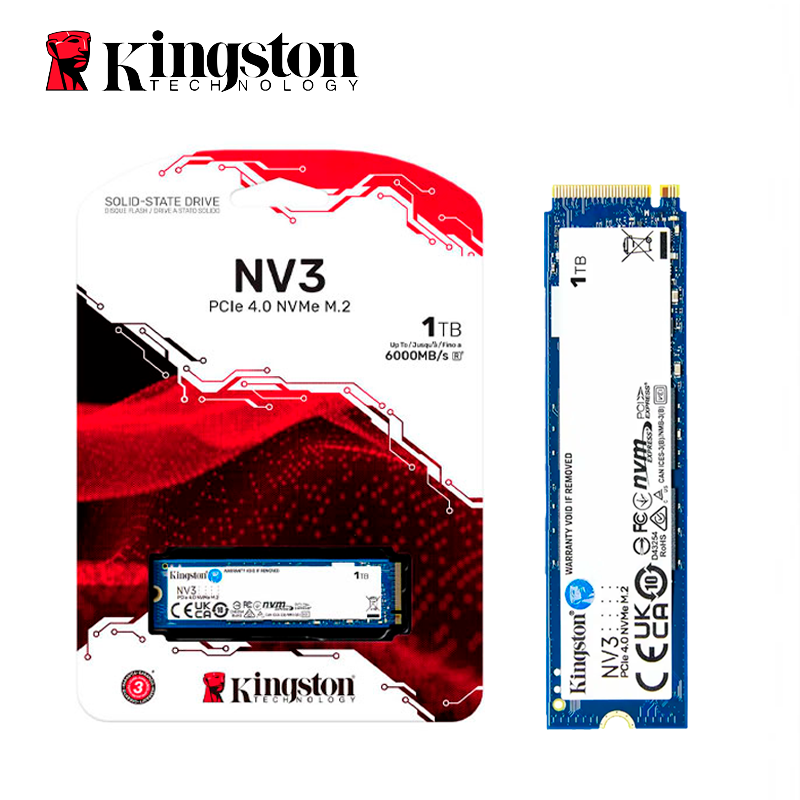 SSD KINGSTON NV3, 1TB, M.2, 2280, NVMe PCIe 4.0 x4