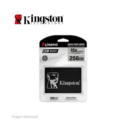 SSD KINGSTON KC600, 256GB, SATA 6.0 GBPS, 2.5", 7MM.