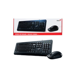 KIT TECLADO GENIUS + MOUSE KM-160 USB BLACK (31330001414)