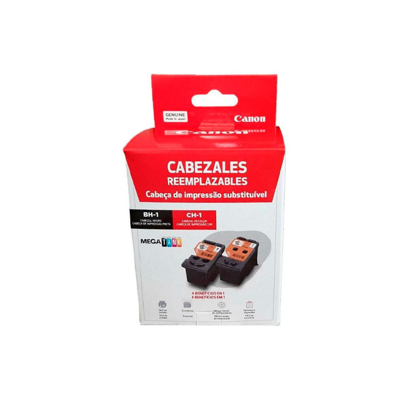 CABEZAL CANON KIT NEGRO BH-1+COLOR CH-1 P/G3111/3110/3101/3100/ 4100/2110