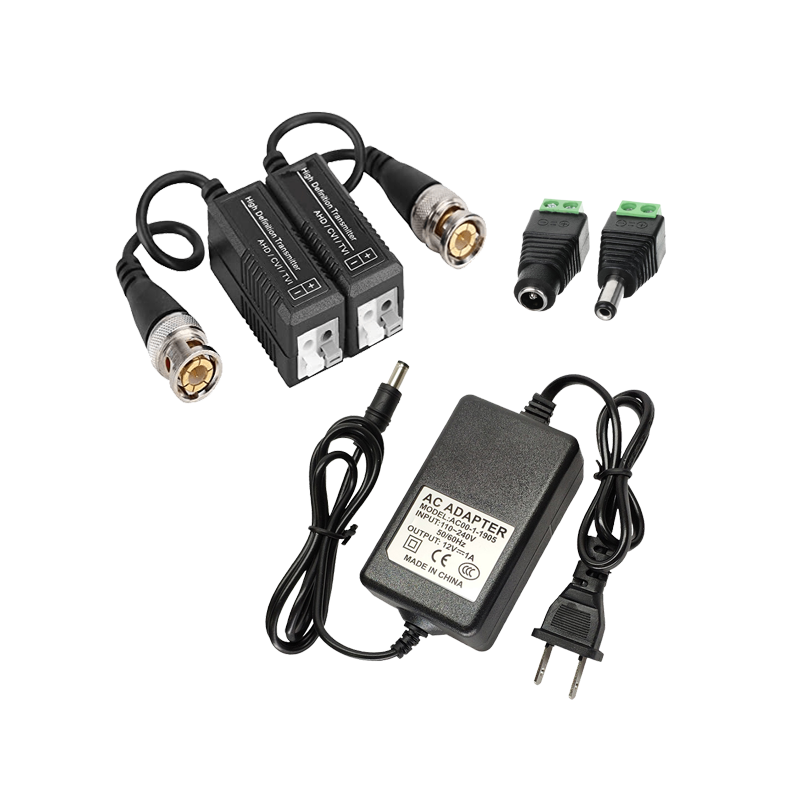 KIT ACCESORIOS BALUN, DC Y FUENTE 12V 1 AMP