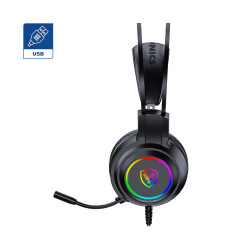 AURICULAR GAMER MICRONICS AVANTY MIC HG801  LED C/MICRO USB