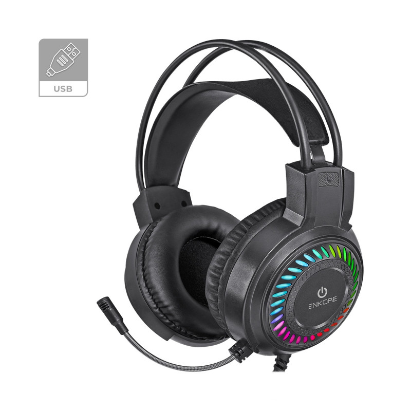 AUDIFONO GAMER ENKORE FALCON EKHG1002U 5.1 USB RGB