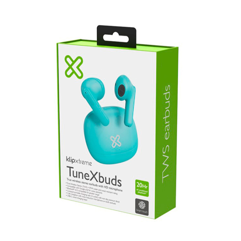 AURICULARES INALAMBRICOS KLIP XTREME KTE -007AQ CELESTE