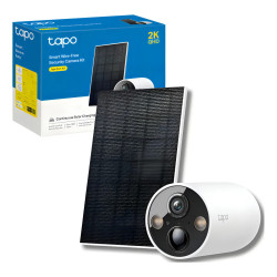 CAMARA TAPO C425 KIT 4MP DETECCIÓN IA BATERÍA PANEL SOLAR BLANCO