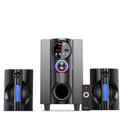PARLANTE 2,1 MAXTRON MAX S202 ZENITH USB BT AUX ILUMINACIÓN LED