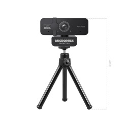 CAMARA WEB QUANTUM MIC W700+ TRIPODE 1440QHD LENTE 2P2G MICRONICS