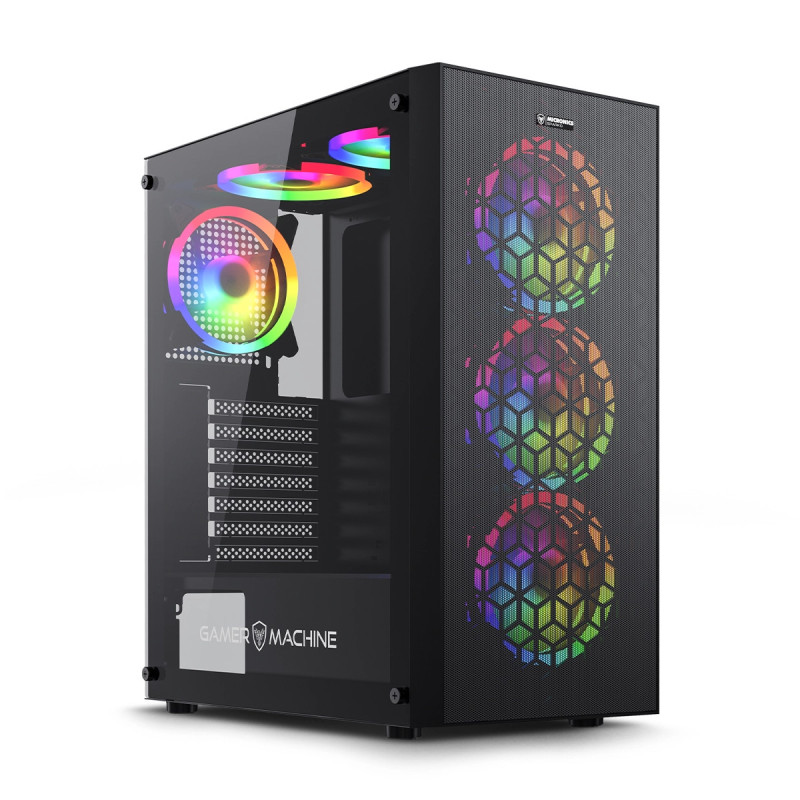 CASE MICRONICS SPARKO GC705 GAMER 6 FAN ARGB (D:35CM W:20CM H:44CM)