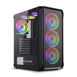 CASE MICRONICS FRANTIC-MIC GC702 – NEGRO – ATX – RGB – 4 FAN – 650W