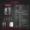 CASE GAMER DEFENDER CBX C5003 6FAN ARGB CYBERTEL