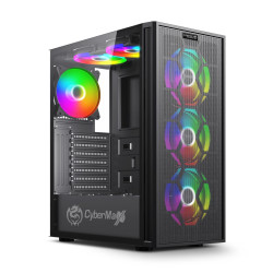 CASE GAMER CYB EXPLORER CBX5006, 6 FANS, ARGB