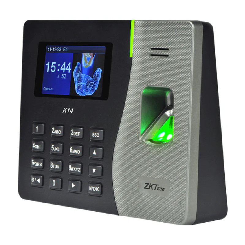 CONTROL DE ASISTENCA IP MEDIANTE HUELLA DIGITAL Y TARJETA ID K14 PRO