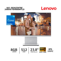 AIO LENOVO IDEACENTRE 24IRH9 CORE I5-13420H / 23.8″ PULGADAS / 8GB RAM / 512 GB SSD / FREEDOS / USB / F0HN00MTLD / 13VA