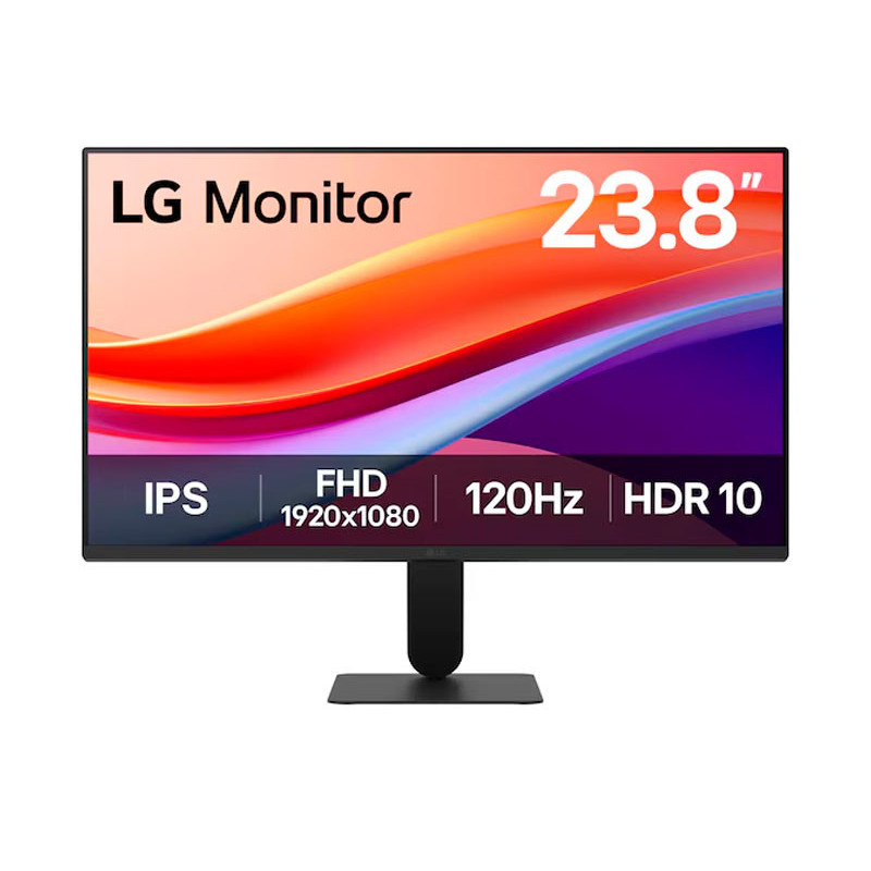 MONITOR LG 24U411A-B 120HZ/ 5MS/ IPS/ FHD/ VGA/ HDMI/ HDR10/ 23.8
