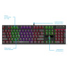 KIT GAMER BRAVIO5 ENT G1000-5 TECLADO + MOUSE + AURICULAR + PARLANTE + PAD MOUSE ENKORE