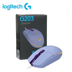 MOUSE LOGITECH G203 LIGHTSYNC OPTICAL 8000 DPI RGB LILA (910-005851)