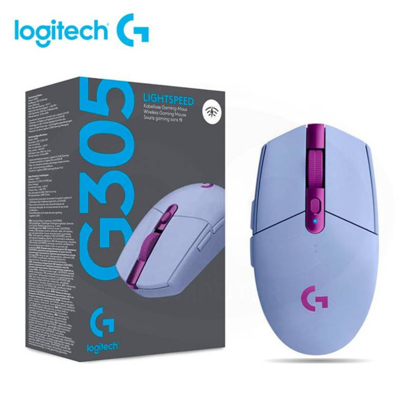 MOUSE LOGITECH G305 LIGHTSPEED WIRELESS LILA (910-006020)