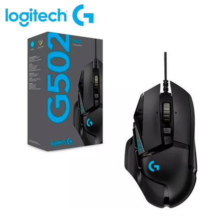 MOUSE LOGITECH G502 HERO 16000 DPI RGB BLACK (910-005469)
