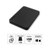 DISCO DURO EXTERNO TOSHIBA CANVIO BASIC 1TB, USB 3.0
