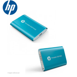 DISCO DURO EXTERNO ESTADO SÓLIDO HP P500, 250GB, USB 3.1 TIPO-C, AZUL.