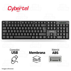 TECLADO CYBERTEL EBONY - CYB K105