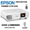 PROYECTOR EPSON POWERLITE E20 3400 LUMENES/RESOLUCIÓN XGA 1024x768