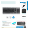 TECLADO MICRONICS MILANO MIC K704X TECLAS TIPO CHOCOLATE