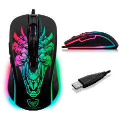 MOUSE GAMER MICRONICS INFERNO M816 USB RGB 7BOTONES/ 3200DPI