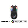 MOUSE MICRONICS NEON GAMER MACHINE, ILUMINACION RGB, 7 BOTONES, HASTA 7200 DPI
