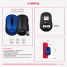MOUSE CYBERTEL VORTEX CYB M317BB INALÁMBRICO USB