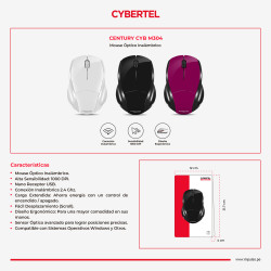 MOUSE WIFI CYBERTEL CENTURY  CYB M304