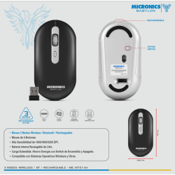 MOUSE MICRONICS BABYLON 3 - MIC M721 - 3M