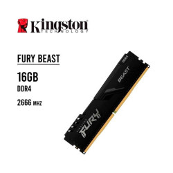 MEM. RAM KINGSTON FURY BEAST DDR4 16GB/2666 ( KF426C16BB1/16 ) NEGRO
