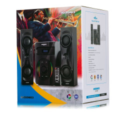 PARLANTE MICRONICS D.EDGE – MIC S7520 BT 2.1 / BLUETOOTH / RADIO FM / USB-SD / LED-RAINBOW /