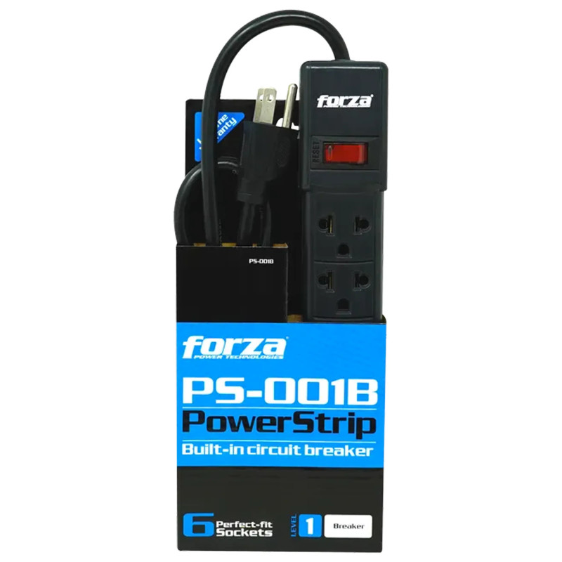 SUPRESOR DE PICO FORZA 6 TOMAS (PS-001B)
