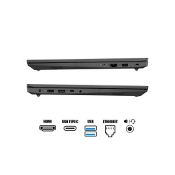 LAPTOP LENOVO CORE I5-13420H V15 G4 IRU, 15.6" FHD | RAM 8GB | SSD 512GB | NO OS | ESP. (83A100GJLM)