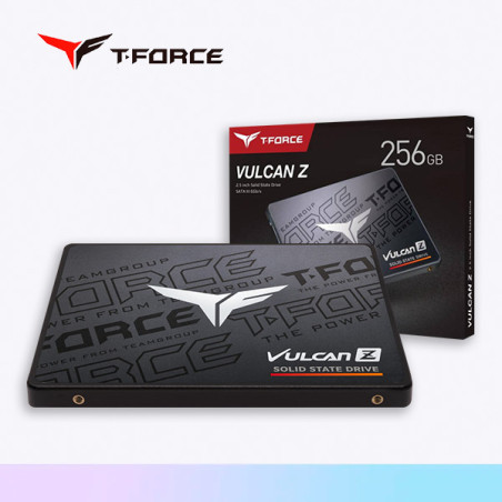 DISCO DURO SOLIDO T-FORCE VULCAN Z, 256GB, SATA III 6GB/S, 2.5", NEGRO, DC