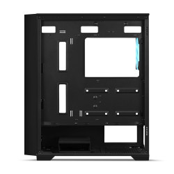 CASE MICRONICS WARRIOR MIC CG803 BLACK 4 COOLERS ARGB SIN FUENTE VIDRIO TEMPLADO USB 3.0/USB 2.0