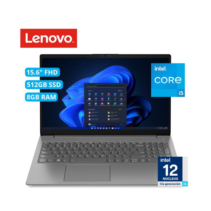 LAPTOP LENOVO V15 G4 IAH I5-12500H 8GB 512GB SSD 15.6" FHD FREEDOS ( 83FS0002LM )